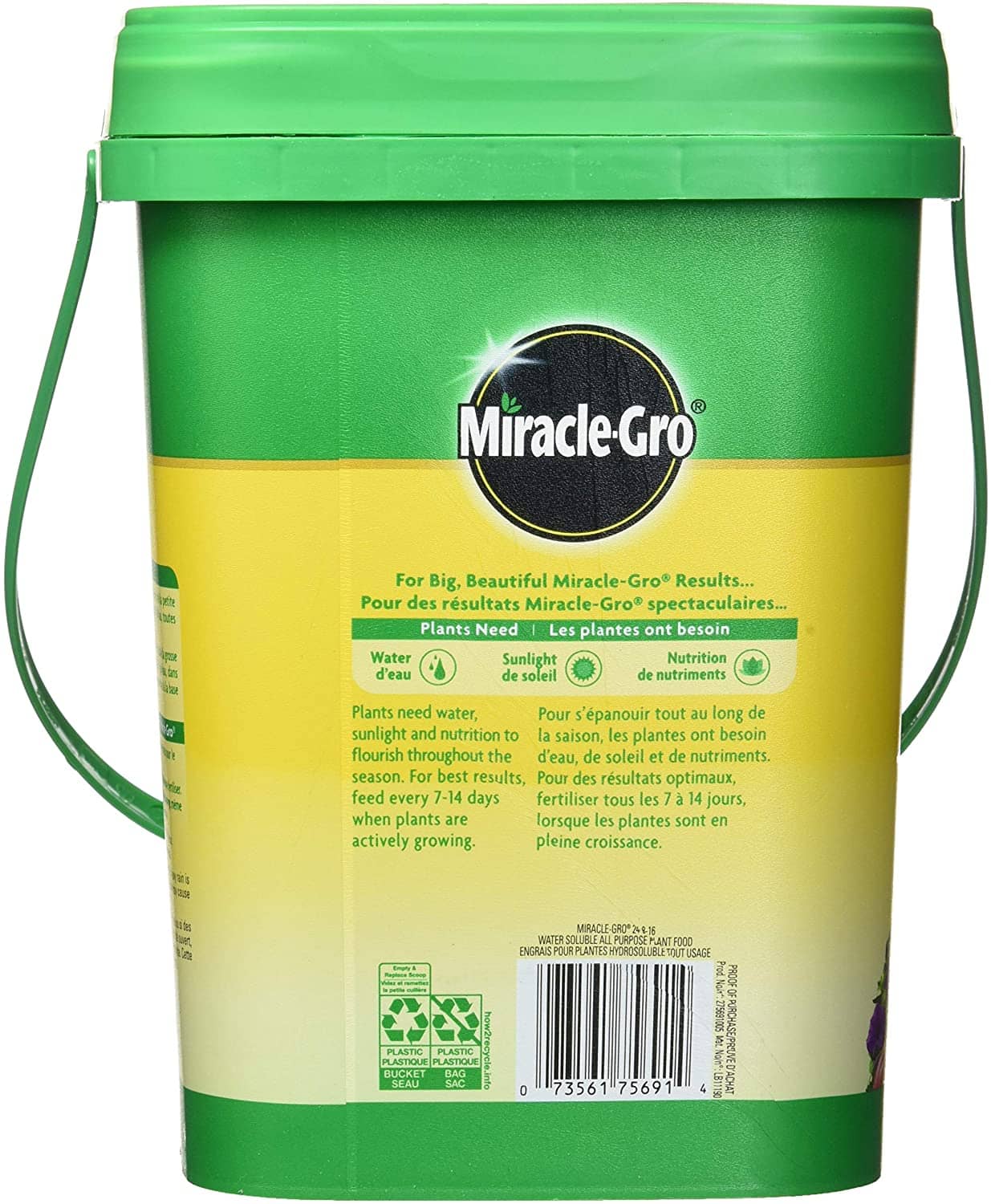 Miracle Gro Water Soluble All Purpose Plant Food - Gardening101.ca