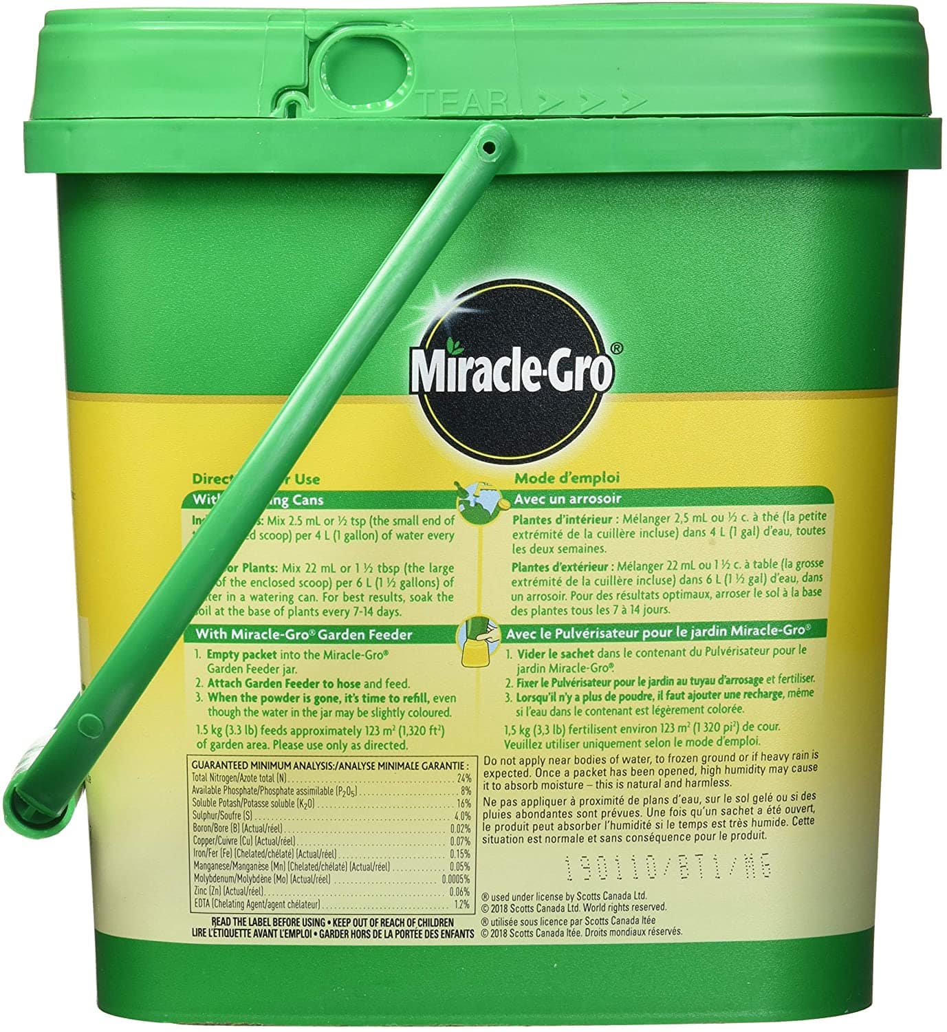 Miracle Gro Water Soluble All Purpose Plant Food - Gardening101.ca