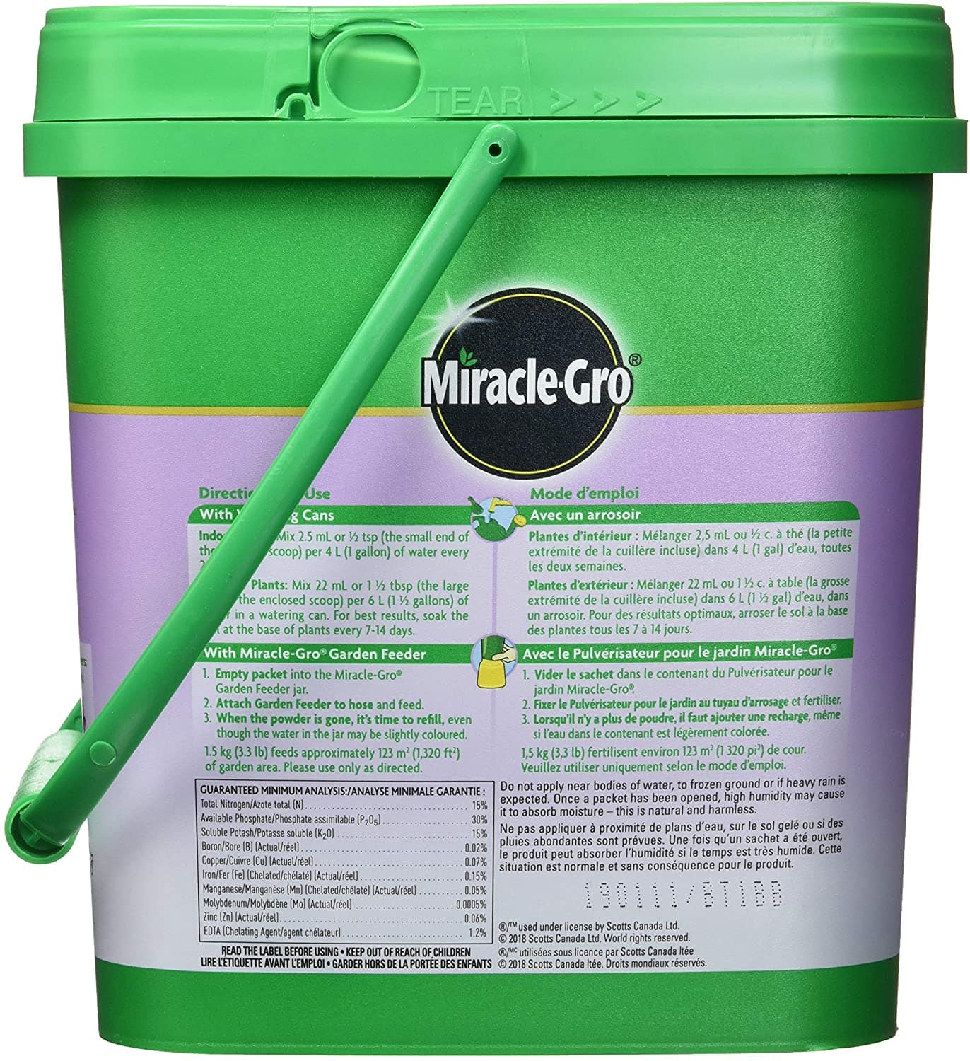 Miracle gro ultra bloom booster fertilizer gardening101 ca