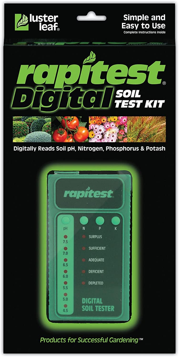 Luster Leaf 1605 Rapitest Digital Soil Testing Kit 25 Gardening101.ca